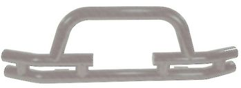 Jeep CJ, Wrangler & Unlimited Front Titanium Tube Bumper w/Winch Cut Out (1976-2006)