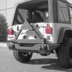 Jeep CJ & Wrangler XHD Rear Bumper Tire Carrier (1976-2006)