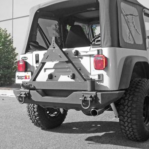 Jeep CJ & Wrangler XHD Rear Bumper Tire Carrier (1976-2006)