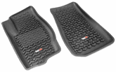 Jeep Grand Cherokee & Commander Black Front All Terrain Floor Liners-Pair (2005-2010)