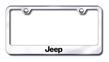 Jeep Laser Etched Stainless Steel License Plate Frame