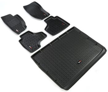 Jeep Liberty Front, Rear & Cargo All Terrain Floor Liner Set (2008-2014)