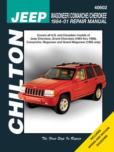 Jeep Wagoneer, Comanche & Cherokee Chilton Manual (1984-2001)
