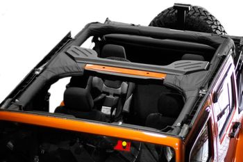 Jeep Wrangler 4 Door Black Polyester Roll Bar Cover (2007-2018)