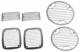 Jeep Wrangler 6 Piece Stainless Steel Stone Guard Set (1997-2006)