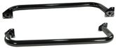 Jeep Wrangler Black 3" Round Steel Tube Steps-Pair (1987-2006)