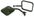 Jeep Wrangler Black CJ-Style Side Mirrors-Pair (1987-1995)