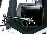 Jeep Wrangler Black CJ-Style Side Mirrors-Pair (1997-2006)