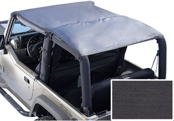 Jeep Wrangler Black Denim Roll Bar Top (1976-1995)
