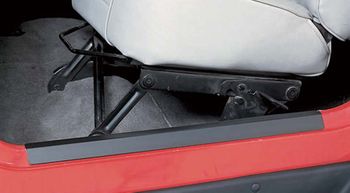 Jeep Wrangler Black Steel Entry Guards-Pair (1997-2006)