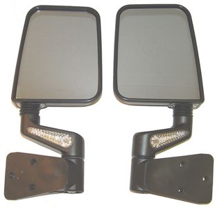 Jeep Wrangler Black LED Heated Mirrors-Pair (1987-2002)