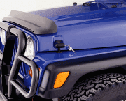 Jeep Wrangler Black Locking Hood Catch Kit