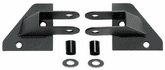 Jeep Wrangler Black Mirror Relocation Brackets-Pair (1987-1995)