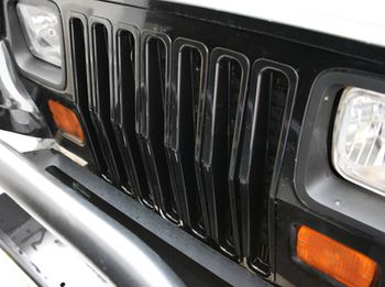 Jeep Wrangler Black Trim Grille Inserts (1987-1995)