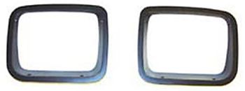 Jeep Wrangler Black Trim Headlight Bezel-Pair (1987-1995)
