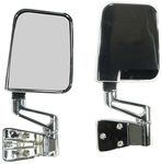 Jeep Wrangler Chrome Side Mirrors-Pair (1987-2002)