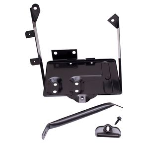 Jeep Wrangler CJ Black Battery Tray Kit (1976-1986)