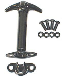 Jeep Wrangler & CJ Black Hood Catch (Single)