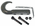 Jeep Wrangler & CJ Black Tow Hook Kit (1942-2006)