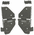 Jeep Wrangler & CJ Black Windshield Hinges (1976-2006)
