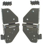Jeep Wrangler & CJ Black Windshield Hinges (1976-2006)
