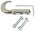 Jeep Wrangler & CJ Chrome Tow Hook Kit (1942-1995)