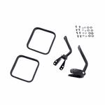 Jeep Wrangler CJ Black Side View Mirror-Pair (1955-1975)