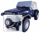 Jeep Wrangler & CJ Water Resistant Vinyl Cab Covers (1976-2006)