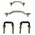Jeep Wrangler & CJ  Windshield Tie Down Kit (1955-2006)
