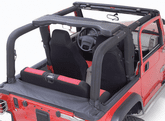 Jeep Wrangler Denim Black Roll Bar Cover Kit (1992-1995)