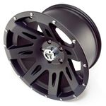 Jeep Wrangler (JK) 17"x9" Black Satin Aluminum Rim (2007-2018)