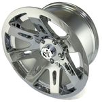 Jeep Wrangler (JK) 17"x9" Polished Chrome Aluminum Rim (2007-2018)