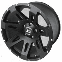 Jeep Wrangler JK 18" x 9" Satin Black Steel Wheel Frame (2007-2018)