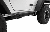 Jeep Wrangler JK 2-Door Black RRC Rocker Sliders-Pair (2007-2018)