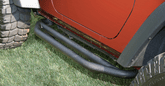 Jeep Wrangler JK 2-Door Black Textured Side Armor (2007-2018)