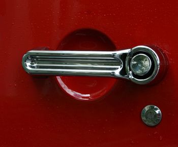 Jeep Wrangler (JK) 3 Pc. Chrome Door Handle Cover Kit (2007-2018)