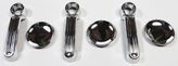Jeep Wrangler Jk 6 Pc. Chrome Door Handle Cover & Recess Guard Set (2007-2018)