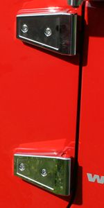 Jeep Wrangler (JK) 2 Door Stainless Steel Door Hinge Cover Kit (2007-2018)