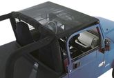 Jeep Wrangler (JK) 2-Door Summer Brief Mesh Top w/Corner Pockets (2010-2011)