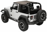 Jeep Wrangler (JK) 2 Door Summer Brief Top w/Pockets (2011-2018)