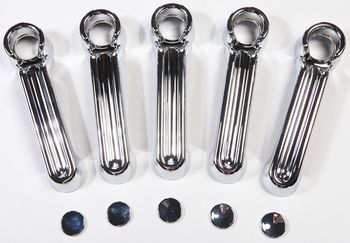 Jeep Wrangler (JK) 5 Pc. Chrome Door Handle Cover Kit (2007-2018)