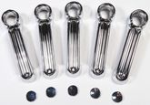 Jeep Wrangler (JK) 5 Pc. Chrome Door Handle Cover Kit (2007-2018)