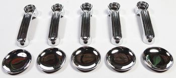 Jeep Wrangler Jk 10 Pc. Chrome Door Handle Cover & Recess Guard Set (2007-2018)