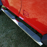 Jeep Wrangler JK 4-Door Stainless Steel 4" Oval Side Steps-Pair (2007-2018)