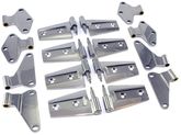 Jeep Wrangler JK 4 Door Stainless Steel Door Hinge Kit (2007-2018)