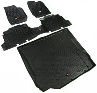 Jeep Wrangler (JK) 4 Door All Terrain Floor Liner & Cargo Liner Kit (2007-2018)
