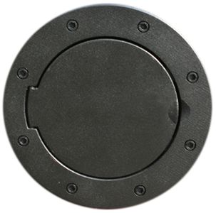 Jeep Wrangler (JK) Black Aluminum Fuel Cover (2007-2018)