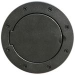 Jeep Wrangler (JK) Black Aluminum Fuel Cover (2007-2018)