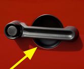 Jeep Wrangler JK Black Door Handle Recess Guard Set (2007-2018)