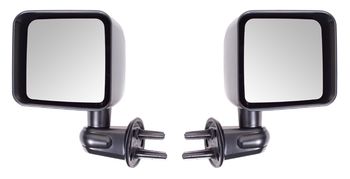 Jeep Wrangler JK Black Folding Side Mirrors- Pair (2007-2018)